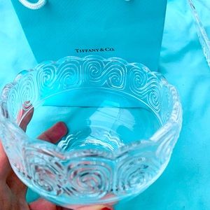 Tiffany & Co. Wave Crystal Bowl